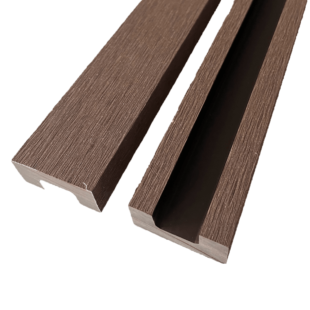 Brown Composite Concrete Fence Post Adaptor (2 Pack) image